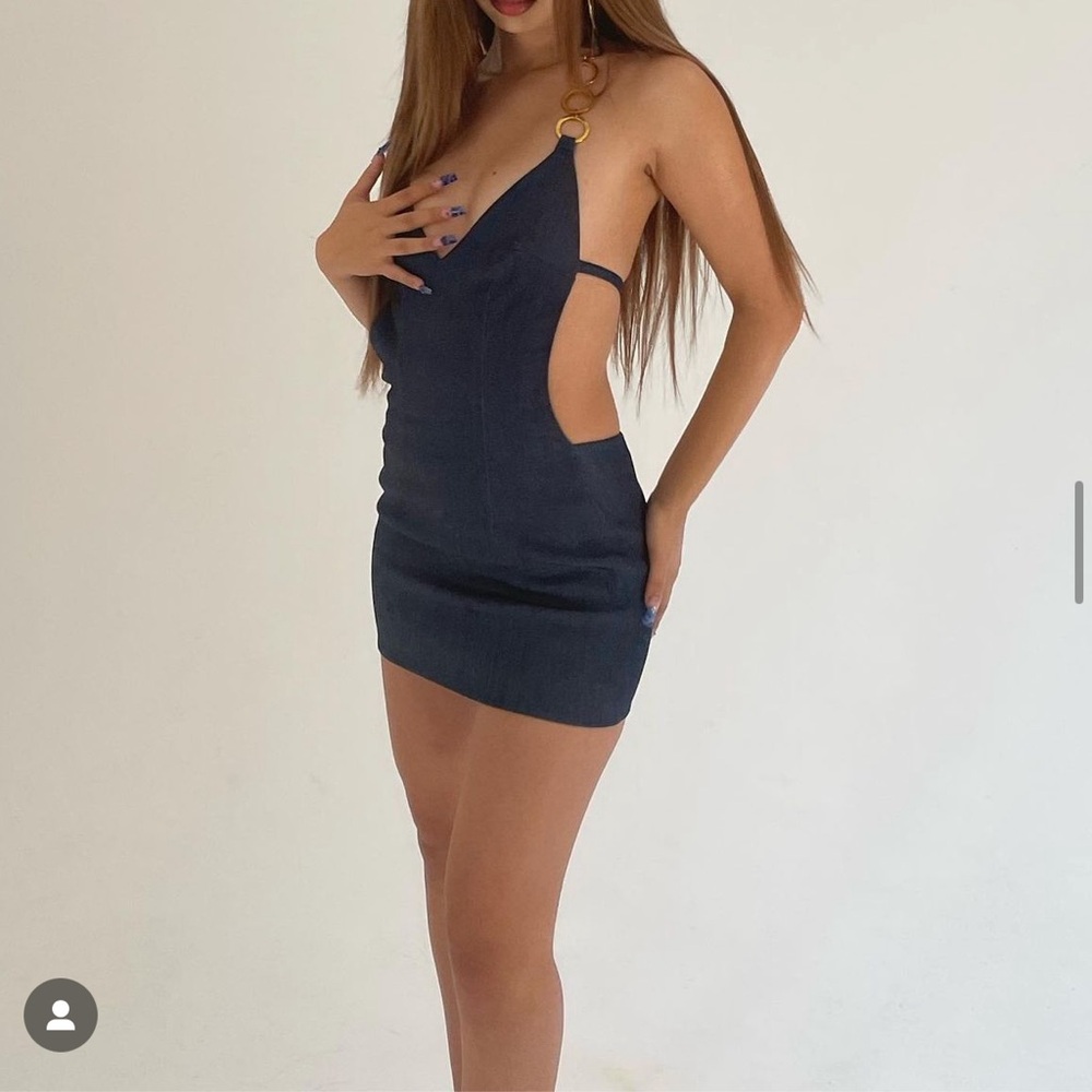 Romé Mini Dress in Denim